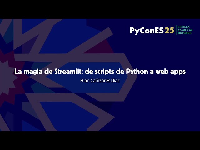 La magia de Streamlit: de scripts de Python a web apps