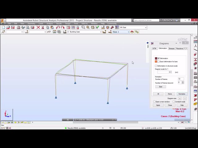 Robot Structural Analysis - Buckling Analysis