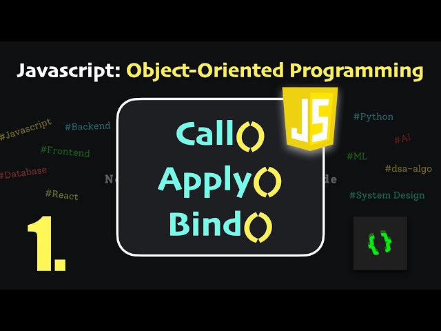 Call Apply and Bind in Modern Javascript #javascript #programming #learnjavascript #coding