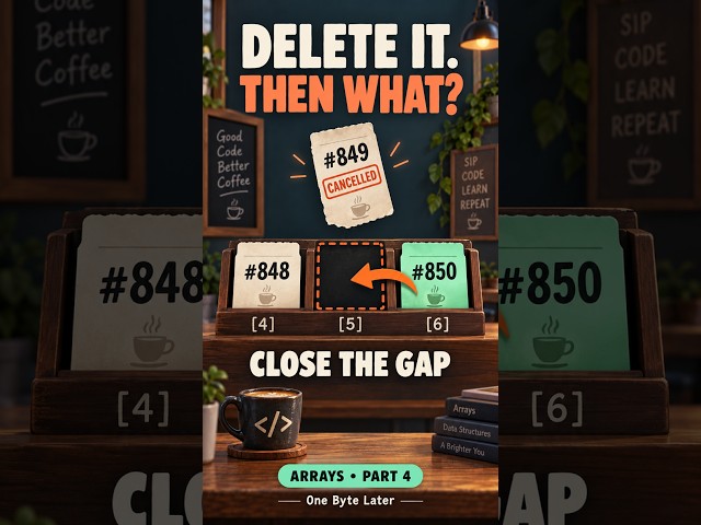 Delete One Order… Why Does Another Move? 🤔 | Arrays Part 4