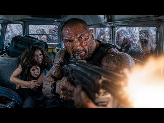 Mad scientist unleashes zombie hordes, lone hard-boiled hero fights for survival