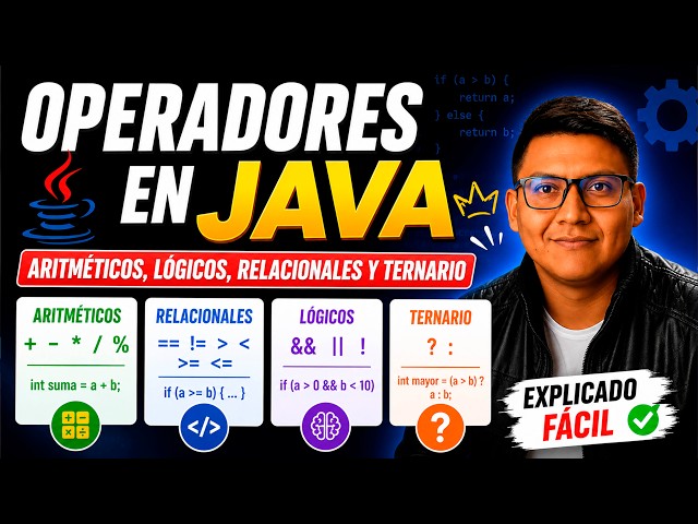 Operadores en Java 🚀 Aritméticos, Lógicos, Relacionales y Ternario (Explicado Fácil)