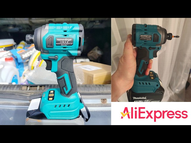 Cordless Impact Driver on AliExpress | Heimerdinger Brushless 220 N·m High-Torque Driver