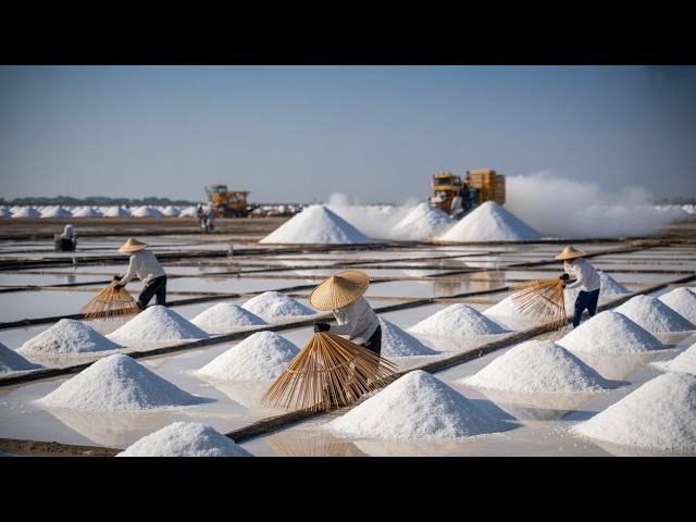 How Salt is Made in Factory |  Sea Salt Manufacturing Process  | Agriculture Documentary