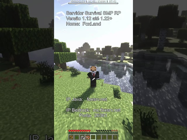 The Best Survival RP Server With Voice Chat For Minecraft Bedrock and Java BR