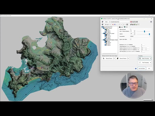 Offline Topographic Maps on your Phone: Export from ProRaster Scientific to HandyGPS