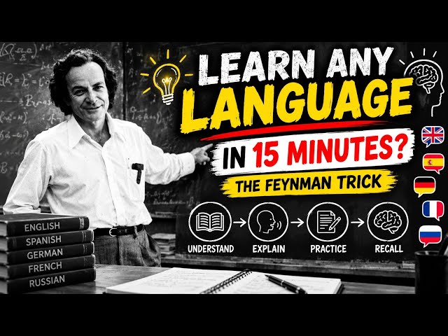 Feynman’s 15-Minute Trick to Learn Any Language Faster