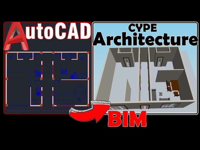 De AutoCAD a CYPE Architecture 2022 | Modelado Arquitectónico Ultra Ligero