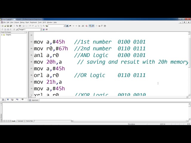 Assembly language - Logical operations between two 8-bit numbers