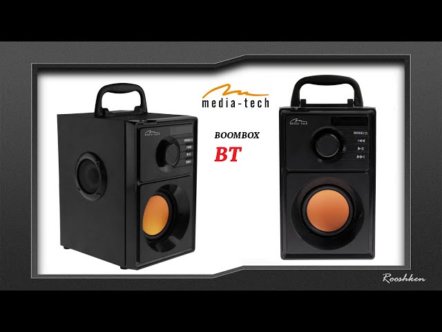 MediaTech Boombox BT - A look at the new Bluetooth speaker with radio