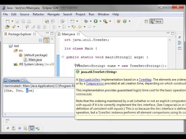 Java Treeset