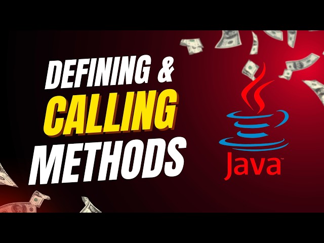 Methods - Calling & Defining | Coffee & Code ☕ – Ultimate Java Career Guide | 011