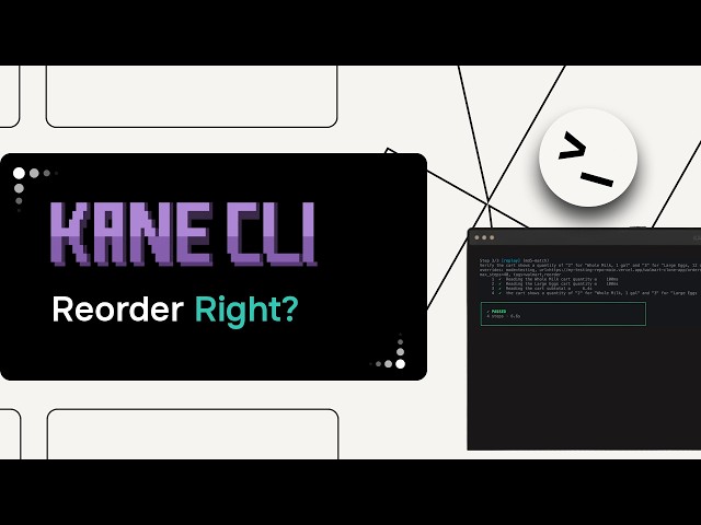 Kane CLI: Test Reorder From Order History in English