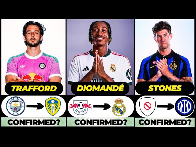🚨 NEW CONFIRMED TRANSFERS & RUMOURS! 🚨🔥 ft. Yan Diomande, Trafford, Stones... etc