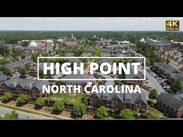 High Point, North Carolina - [4K] Drone Tour