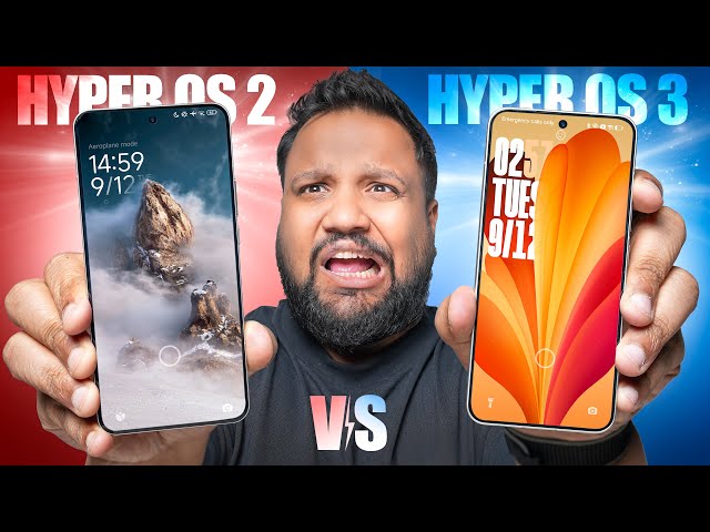 Hyper OS 3 vs Hyper OS 2 - Heavily iOS-inspired!