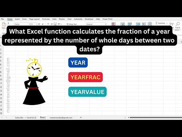 #318 - Excel formula question and answer