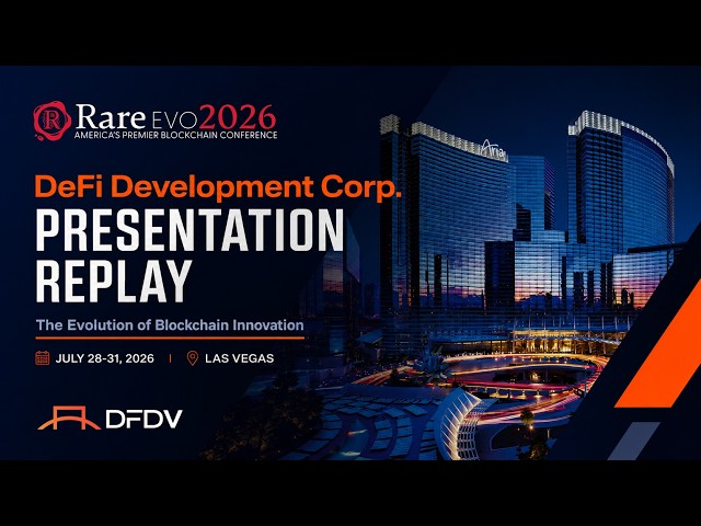 Why DFDV Is Levered SOL | Dan Kang @ Rare Evo 2026 (Replay)
