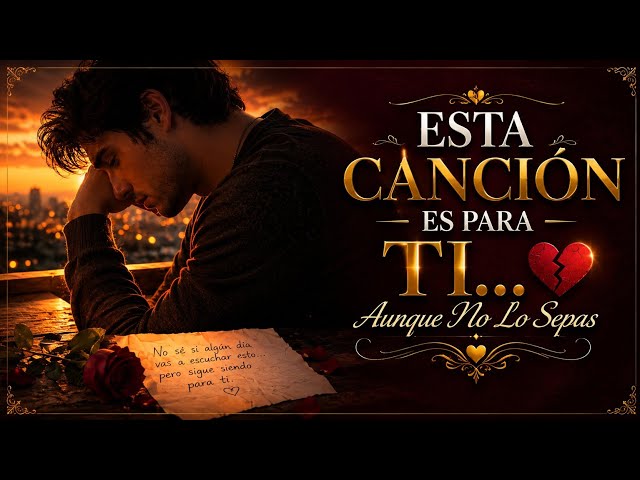 Esta Canción Es Para Ti… 💔 Aunque Nunca lo Sepas | Baladas Románticas Para Dedicar 