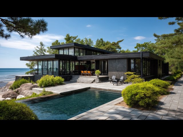 The Black Concrete Retreat: A Study in Solitude and Security