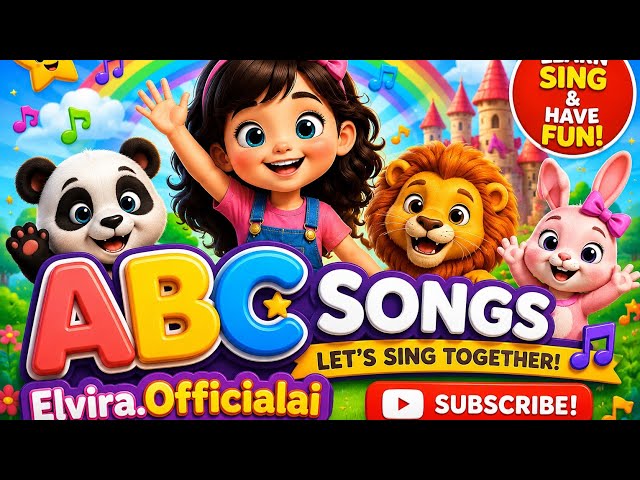 ABC Song for Kids | Learn the Alphabet A to Z Nursery Rhymes | #abcd #learning #learnabc