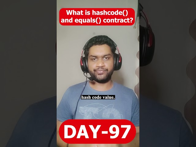 What is hashcode() and equals() contract? #java #interview #interviewtips