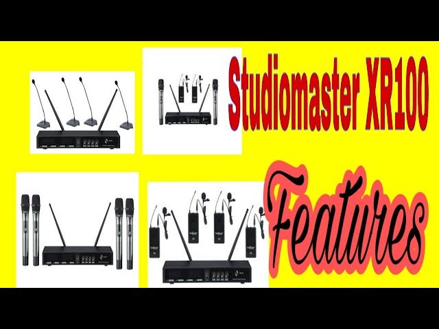 Studiomaster XR 100 features review best microphone for live setup