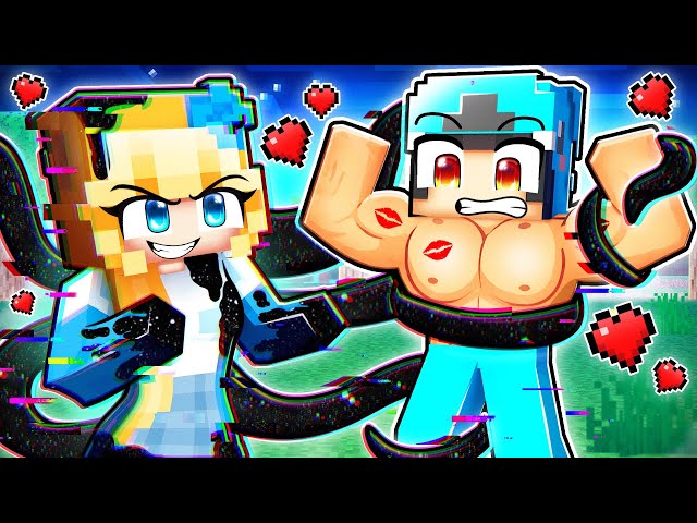 The GLITCH GIRL has a CRUSH ON ME!