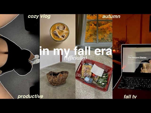 in my FALL ERA☕️ cozy + productive days in my life + my everyday fall routine | fall vlog 2024