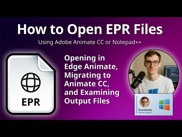 How to Open EPR Files (Adobe Edge Animate Project)