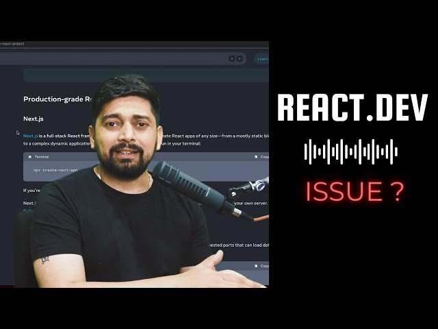 My issue with new React docs
