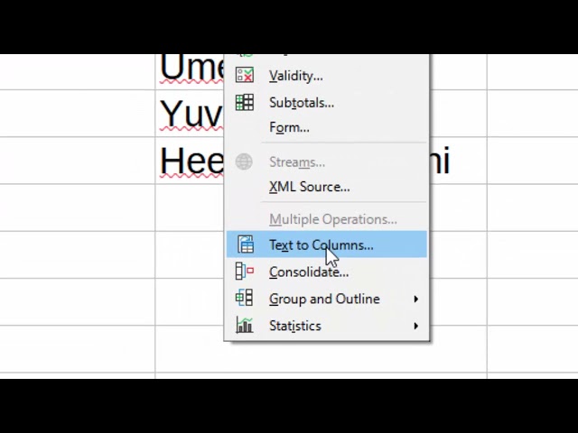 Text to column in Libre calc@COMPUTEREXCELSOLUTION
