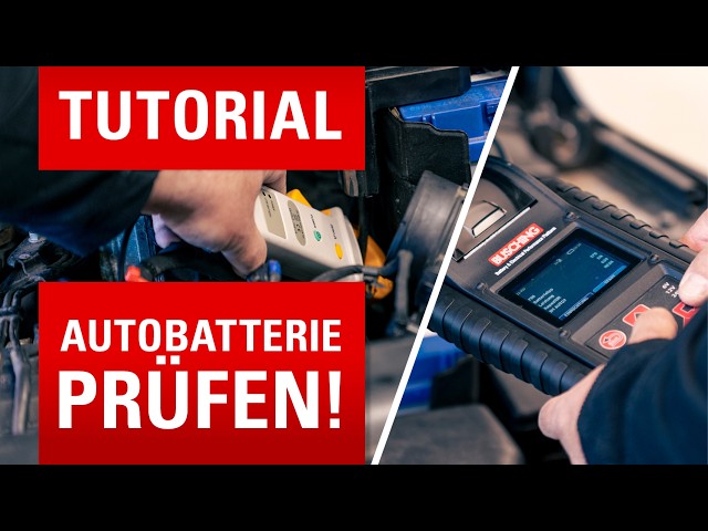 Battery testing made easy – Comprehensive system test with the BUSCHiNG battery tester