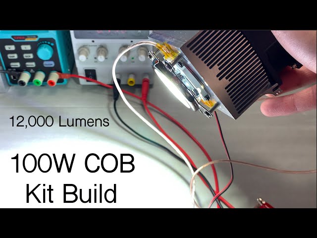 Building a DIY 100W COB LED Light (Over 10,000 Lumens)