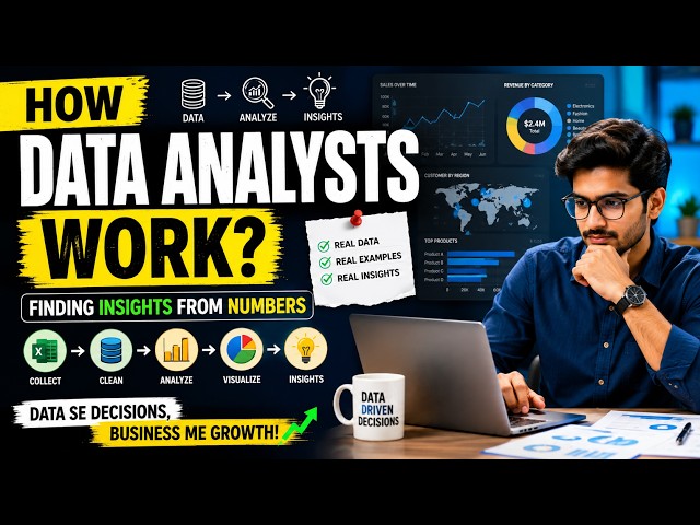 How Data Analysts Work? Data Se Paisa & Smart Decisions Ka Science