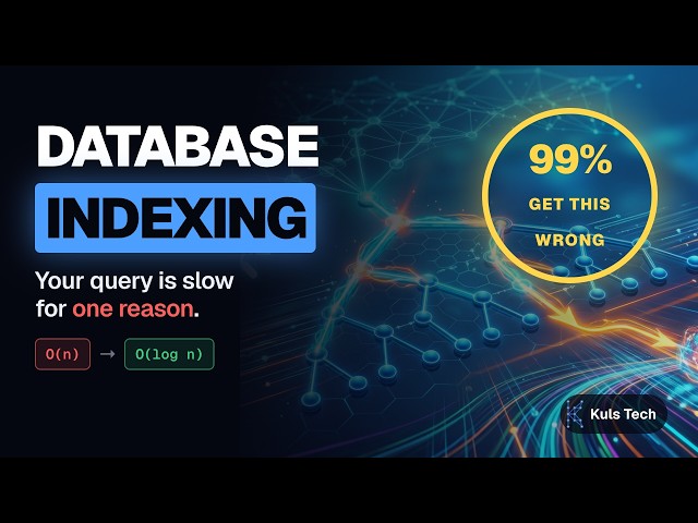 Database Indexing Explained in 5 Minutes 🚀 | How Databases Find Data So Fast