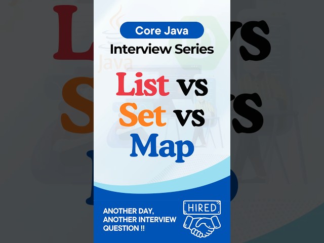 List vs Set vs Map: What’s the Difference? #shorts