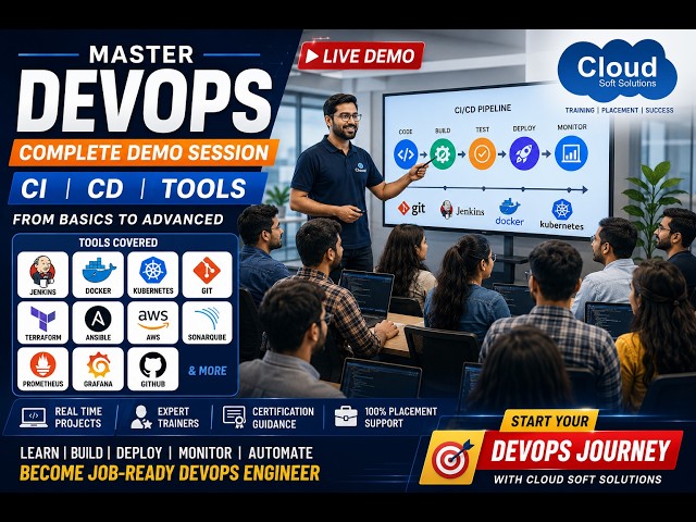 What is DevOps? Complete DevOps Tutorial with CI/CD & Real-Time Tools | Full Demo