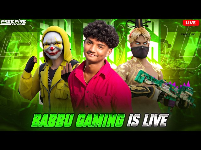 Saturday with FreeFire 😍 Babbu Gaming streaming now - Telugu Gaming Live #babbugaming