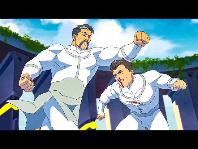 Young Omni-Man Fights His Parents on Viltrum | Invincible Season 4