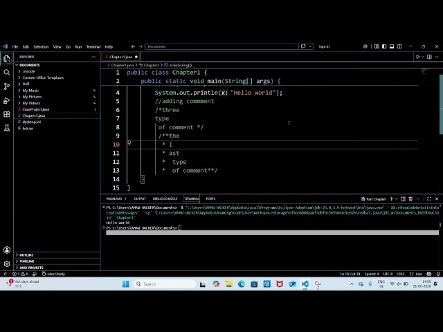 Chapter 1 Java JOptionPane Explained | Analysis Output + Comment Box + Dialog Box Project