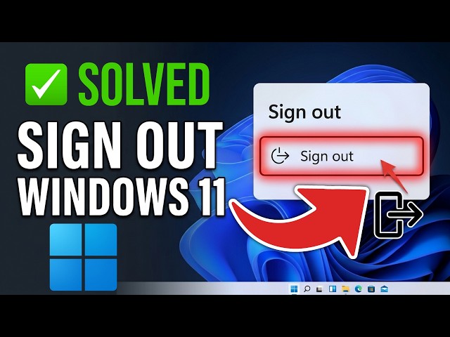 How to Sign Out of Windows 11 Account on PC (Step-by-Step)