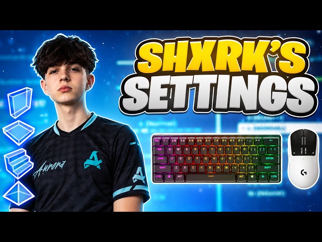 Shxrk's UPDATED Keyboard & Mouse Fortnite Settings! (2027)