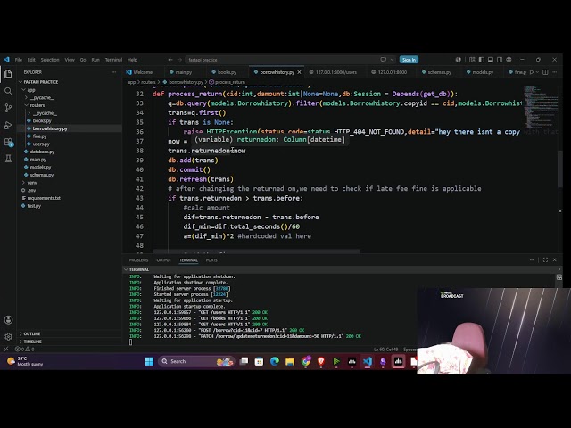 🔴 LIVE: CODE TIME !!!ADDING THE FINE TABLE AND SOME MORE PATH OPERATIONS(part5)