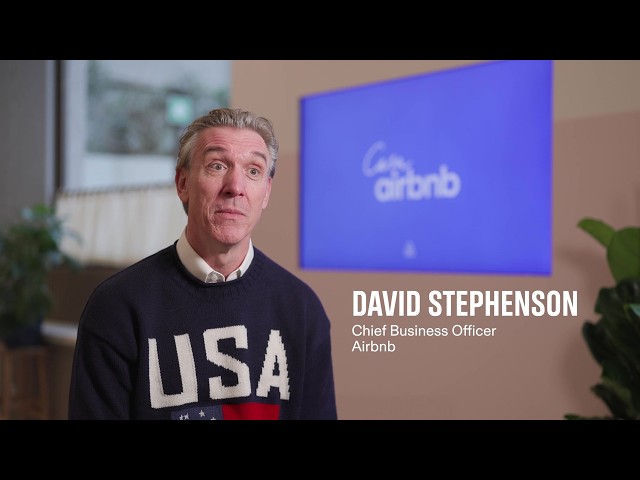 Airbnb's Olympic Partnership explained by CBO Dave Stephenson