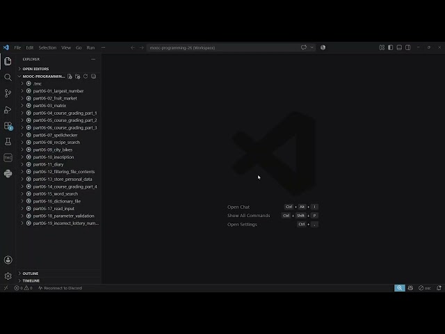 Python Programming MOOC 2026 - Part 6.1 Reading Files