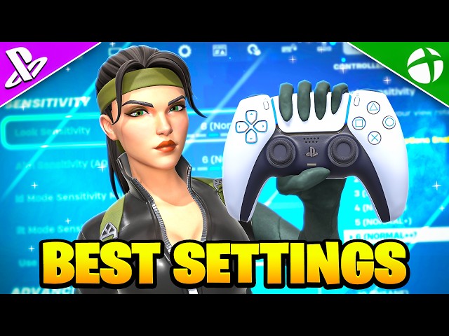 NEW BEST Controller SETTINGS + Sensitivity in Chapter 7 Season 4 (Fortnite Tutorial)