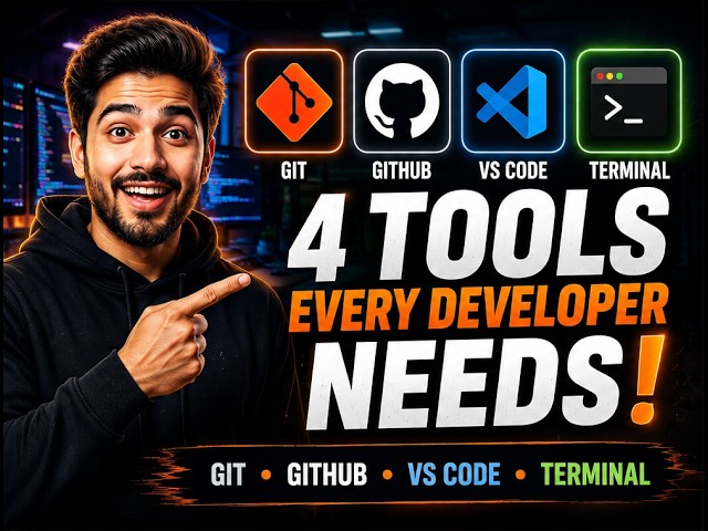 Git & GitHub Masterclass - Tools You'll Be Needing