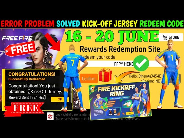FREE FIRE REDEEM CODE TODAY JUNE 17 | FREE FIRE REDEEM CODE TODAY JUNE 17