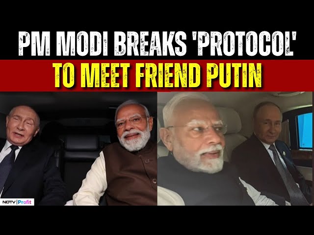PM Modi Breaks 'Protocol' To Meet Friend President Putin; Recieves Him At Palam Airbase